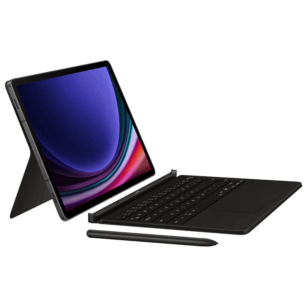 SAMSUNG - Book Cover Keyboard para Tab S10 FE AI Key Negro