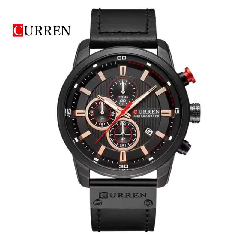 CURREN - Reloj CURREN Cronografo 8291 Para Hombre - Negro