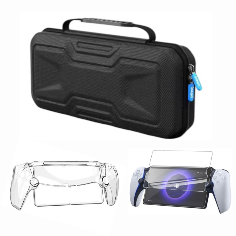 GENERICO - Estuche Rigido Relieve + Acrilico + Vidrio Compatible Ps Portal