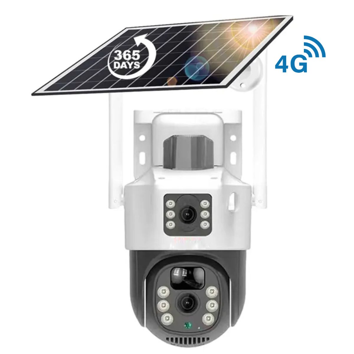 COLME TECHNOLOGY HOME - Cámara De Seguridad PTZ Panel Solar Sim 4G Doble Lente 6mpx TP15