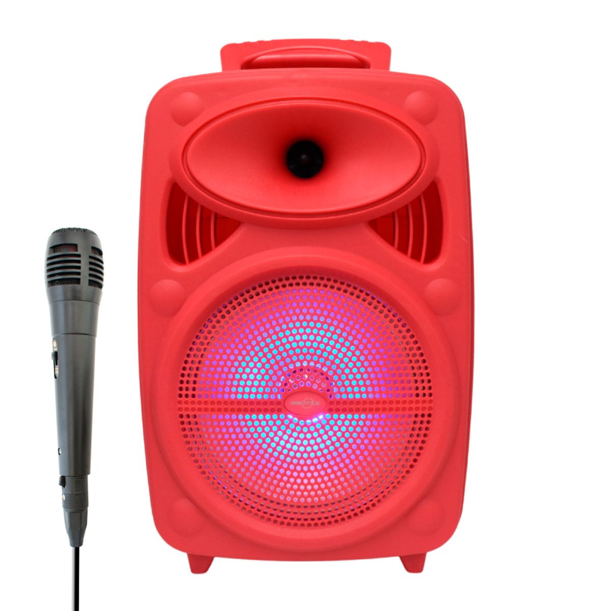 GENERICO - Bocina Bluetooth 8 Parlante Recargable Luces LED USB FM SD