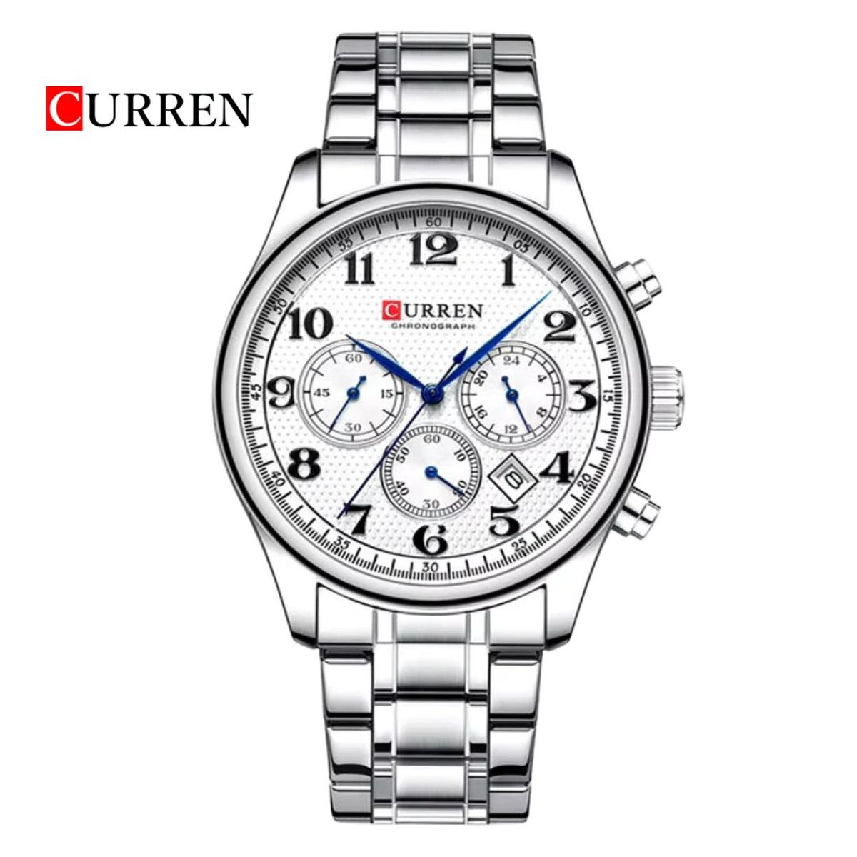 CURREN - Reloj CURREN Cronografo 8466 Para Hombre - Blanco