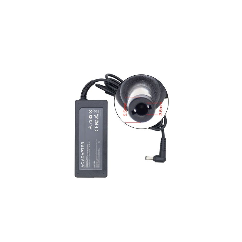LENOVO - Cargador Laptop Lenovo 65W 20V 325A Plug 55x25mm