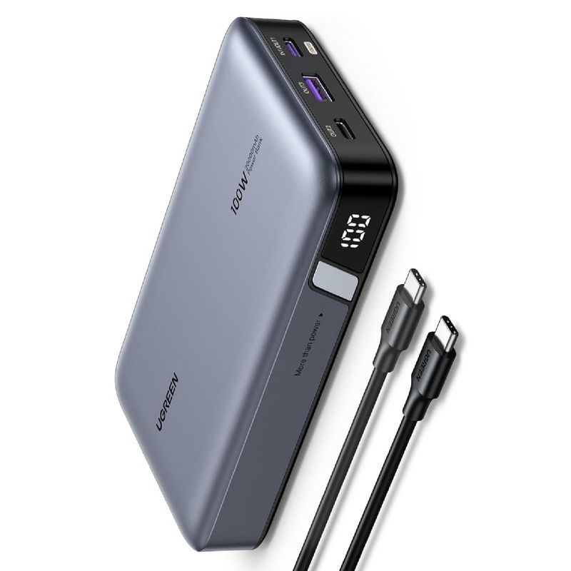 UGREEN - Ugreen Nexode Powerbank 20000mah - 100w Ultra Rápida CARGA HASTA UN PC