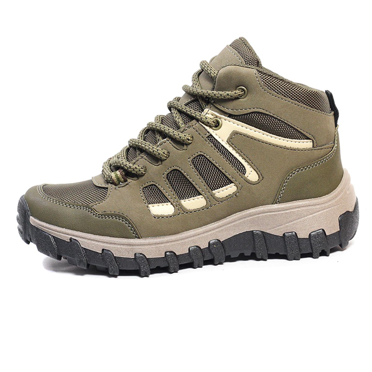 INCO - Bota Outdoor Mujer Sintético Origen Makalu Café Rosado