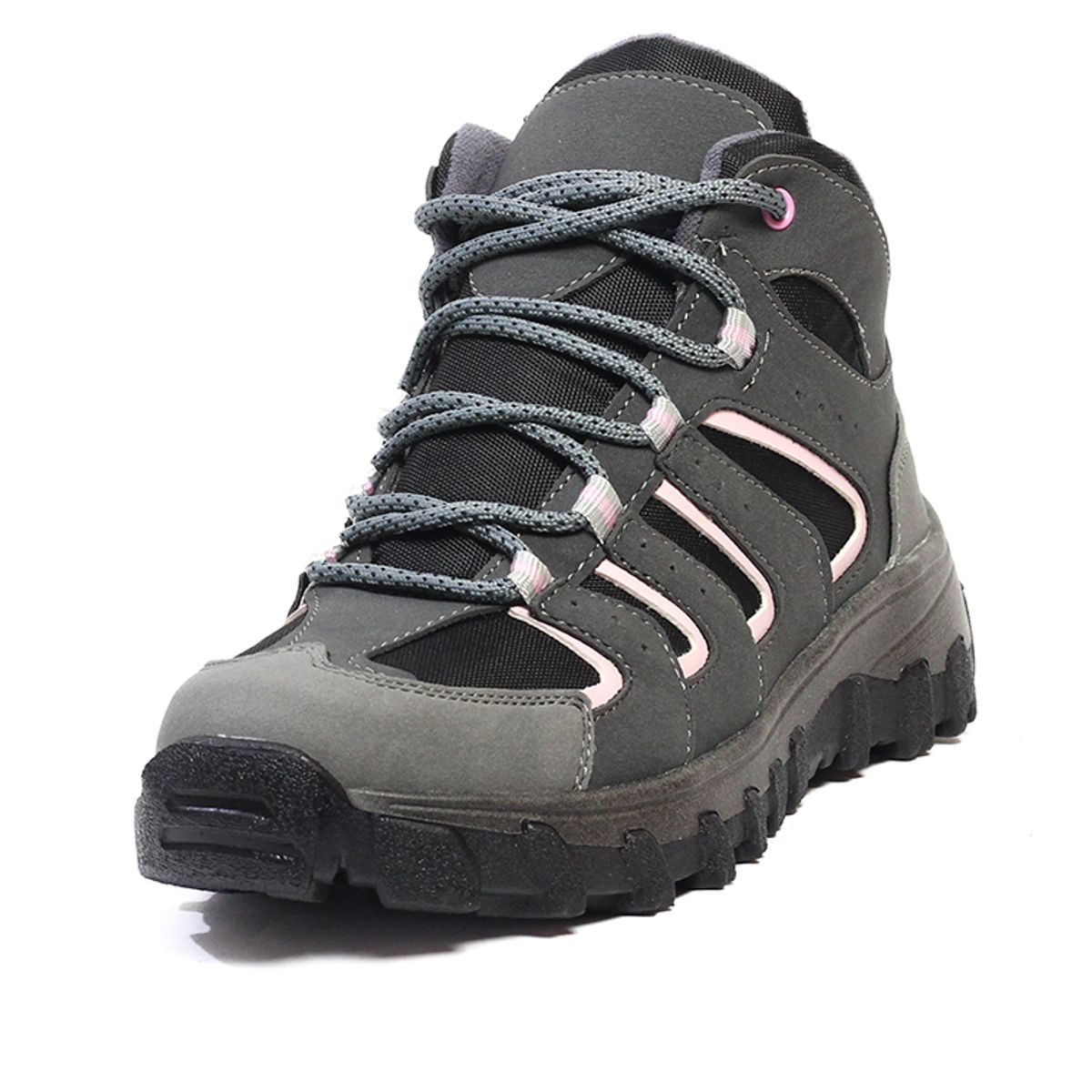 INCO - Bota Outdoor Mujer Sintético Origen Makalu Gris Rosado