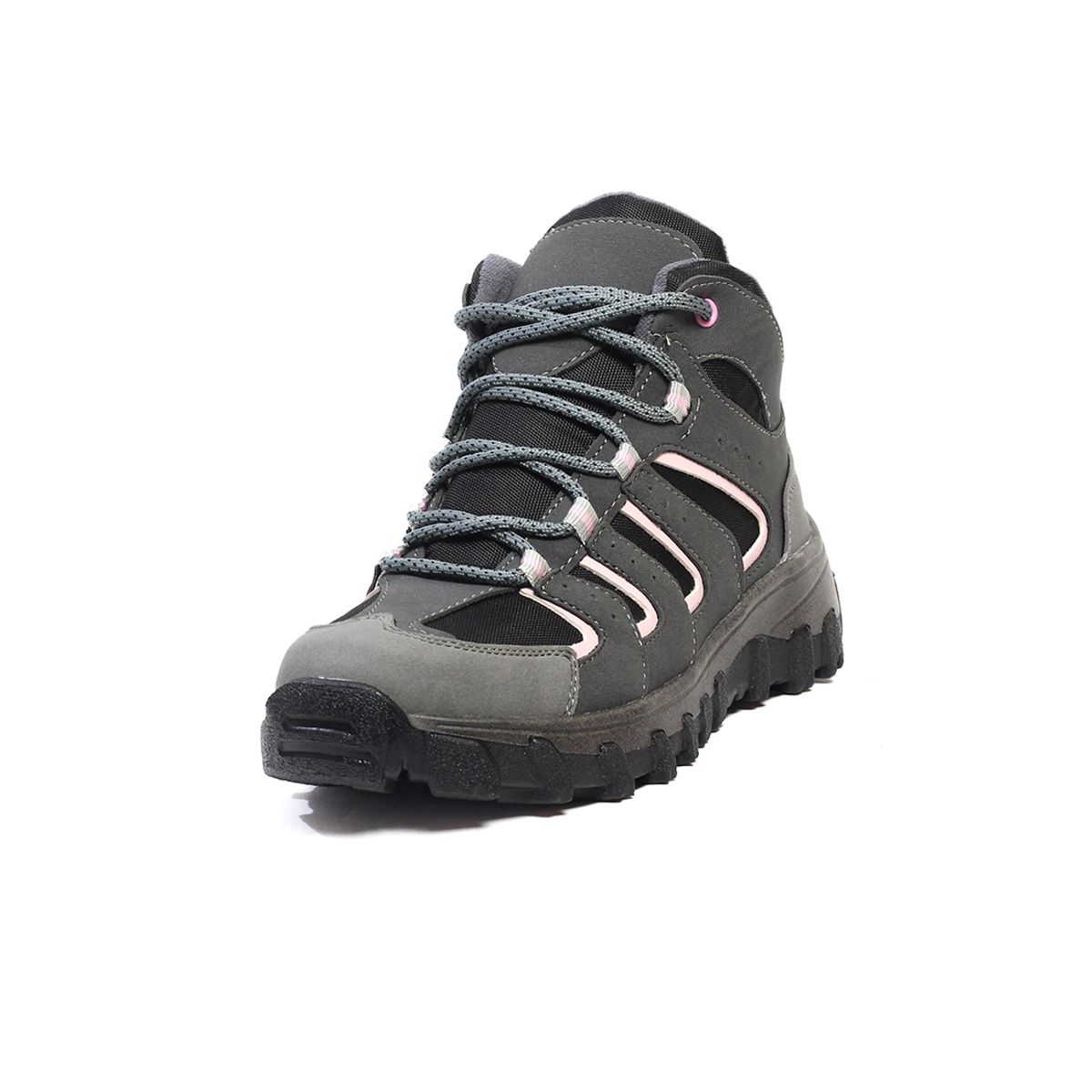 INCO - Bota Outdoor Mujer Sintético Origen Makalu Gris Rosado