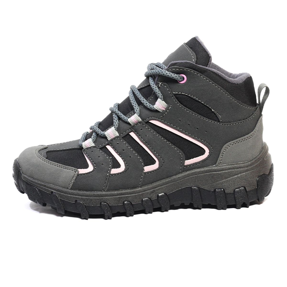 INCO - Bota Outdoor Mujer Sintético Origen Makalu Gris Rosado