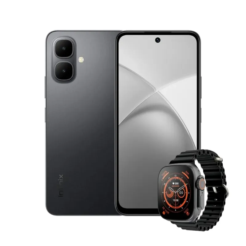 INFINIX - Infinix Smart 10 Dual Sim 128GB 4+4GB Ram Negro + Smartwatch