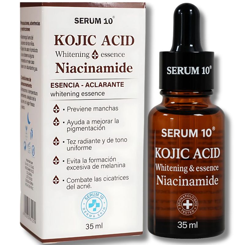 GENERICO - Kit Acido Kójico y Jabón Elimina Manchas Oscuras