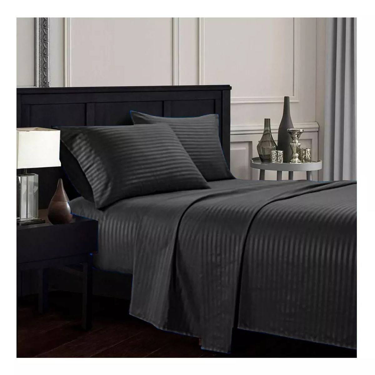 GENERICO - Sabanas Semidoble 30cm - Planchado Permanente 600h