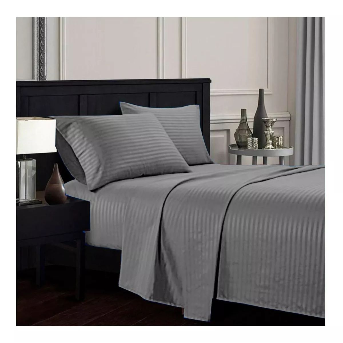 GENERICO - Sabanas Semidoble 30cm - Planchado Permanente 600h