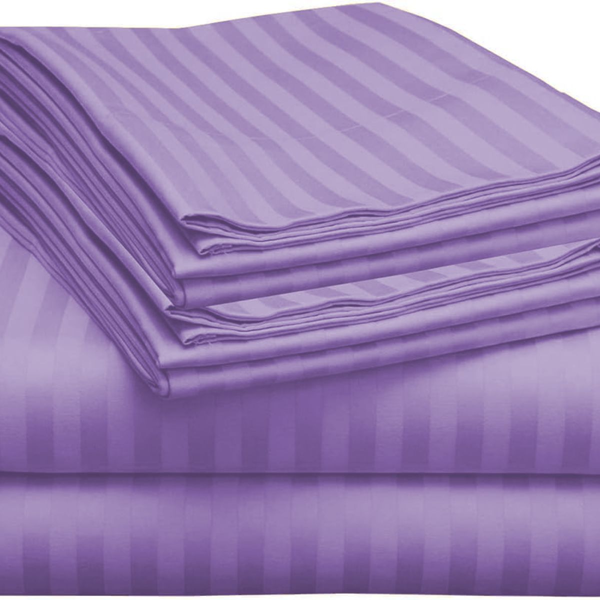 GENERICO - Sabanas Semidoble 30cm lila - Planchado Permanente 600h
