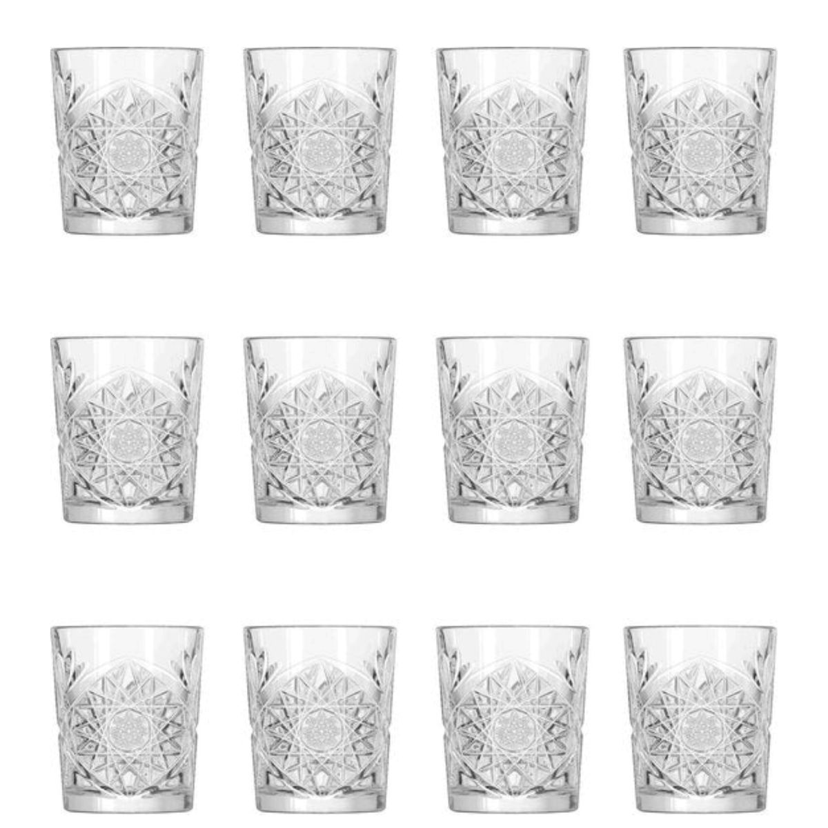 LIBBEY - Set x12 Vasos Cortos Hobstar DOF 350 cl en Vidrio