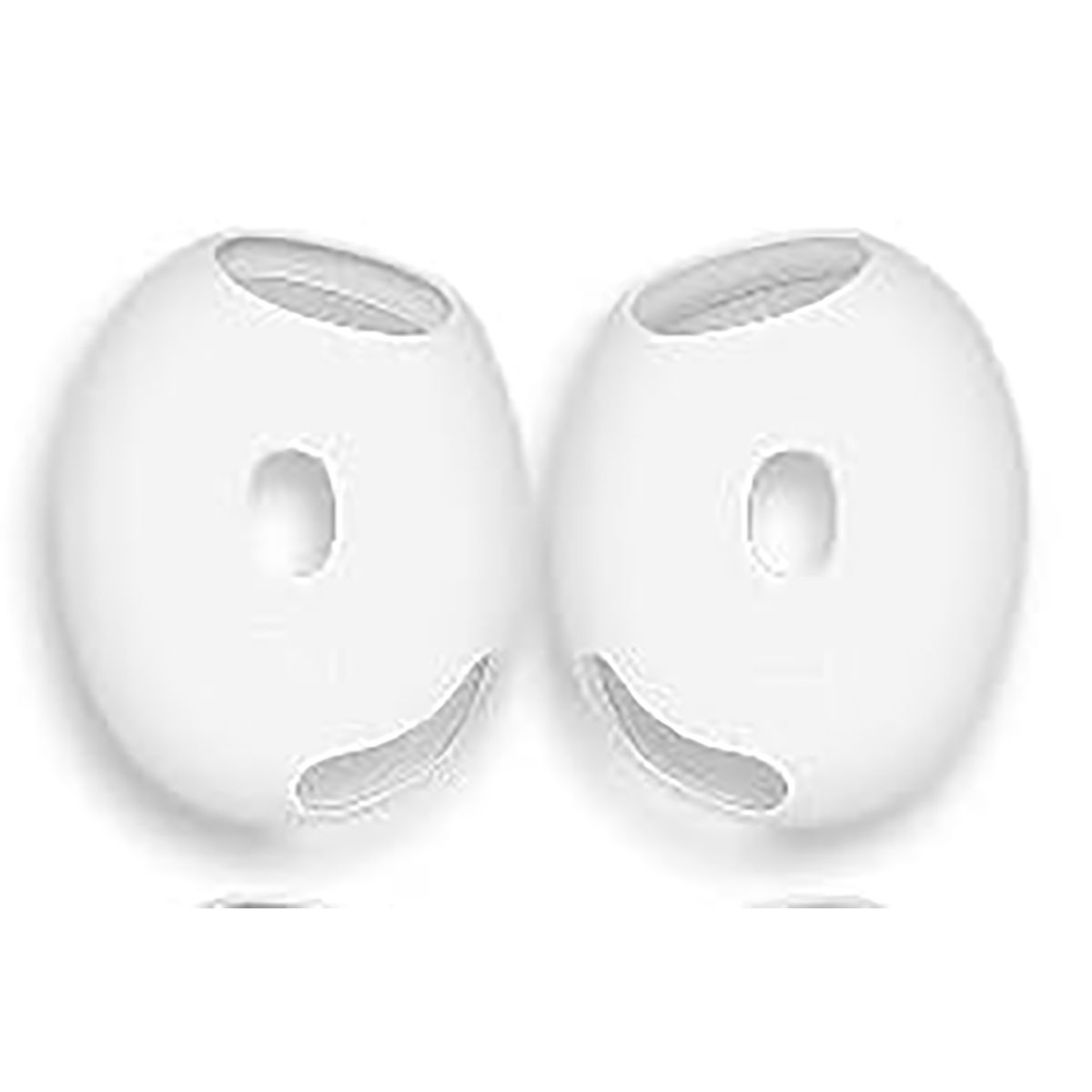 GENERICO - Soporte Antipérdida Slim Para AirPods 4 de Apple Blanco Par