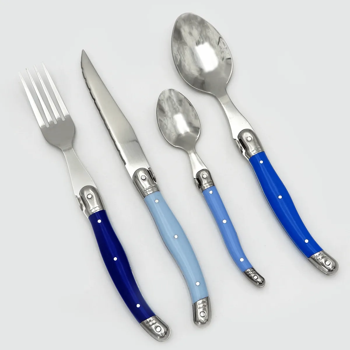 KITCHENWARE - set x 24 cubiertos de mesa Montpellier azul