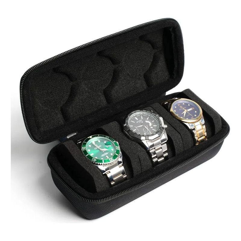 GENERICO - Estuche Para 3 Reloj Relojes
