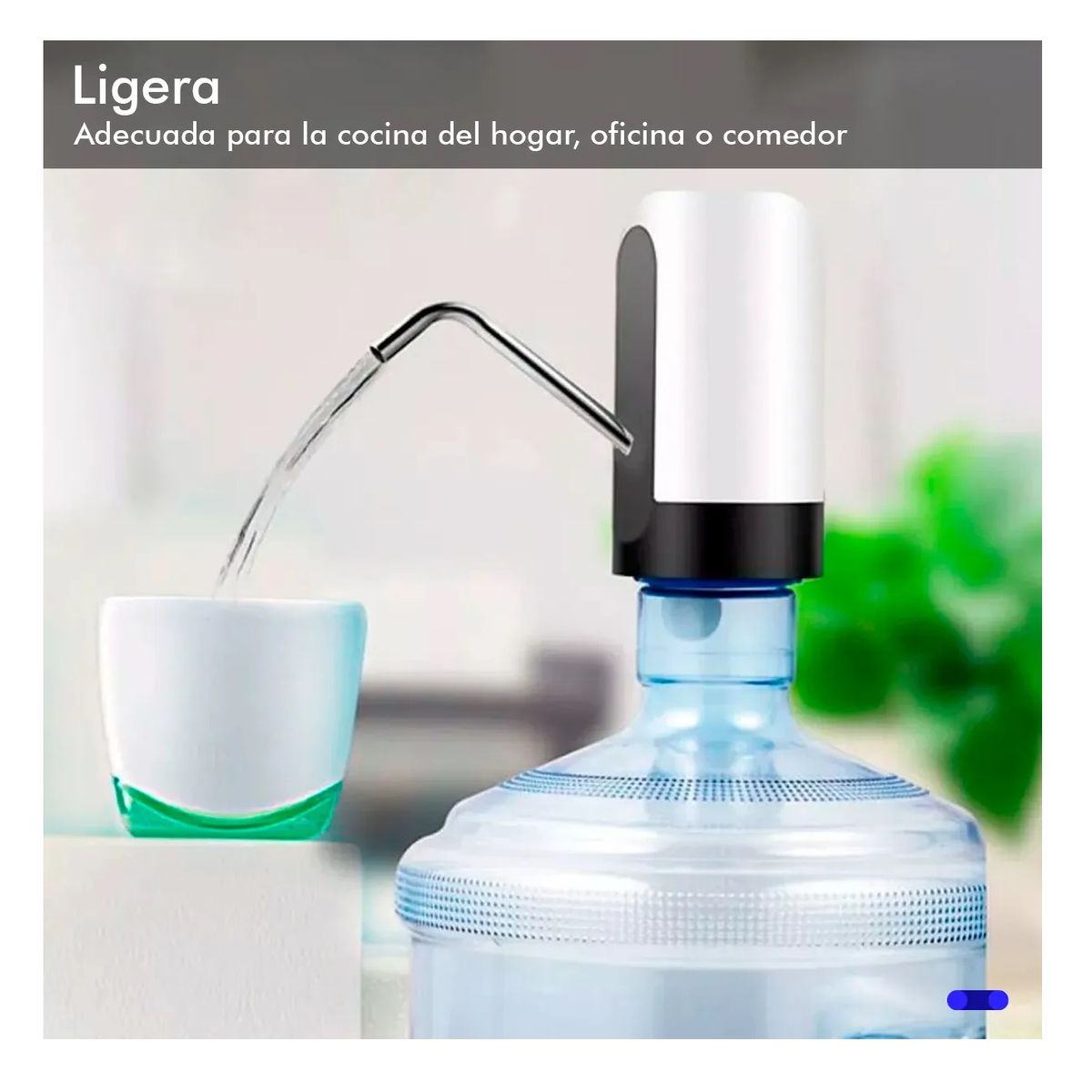 GENERICO - Dispensador De Agua Recargable Para Botellón Bomba Electrica