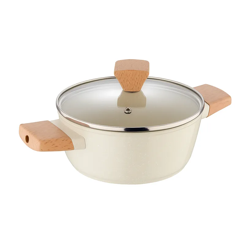 BERGNER - CACEROLA 24CM CON TAPA ALUMINIO FUNDIDO IND NATURALLY BG