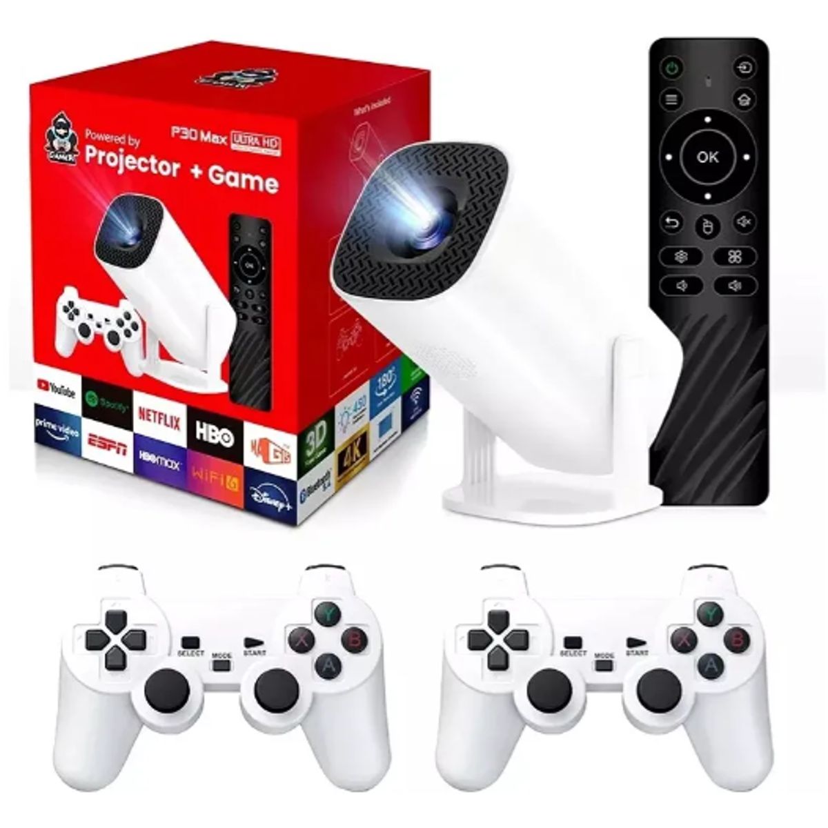 GENERICO - Proyector Smart P30 Game 2 en 1 Hd