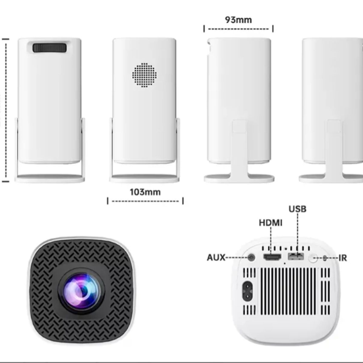 GENERICO - Proyector Smart P30 Game 2 en 1 Hd
