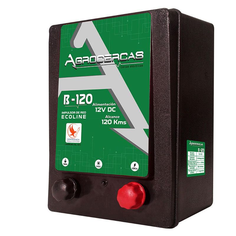 GENERICO - Impulsor Agrocercas B-120 12V Dc Alcance 120Km