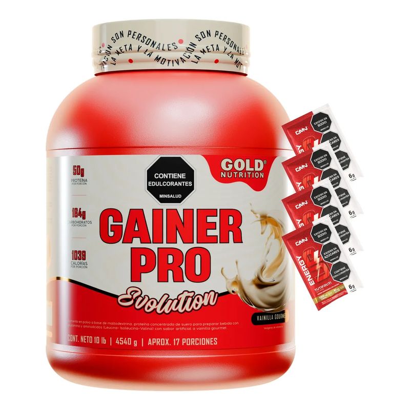 GMN - Proteína Gainer Pro Gold 10lbs En Promoción