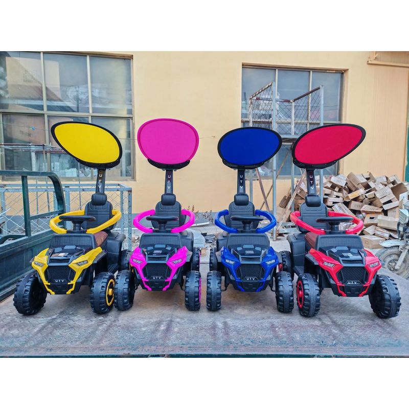 BEBESUNITA - Carro Paseador  con control grande R-08 AMARILLO