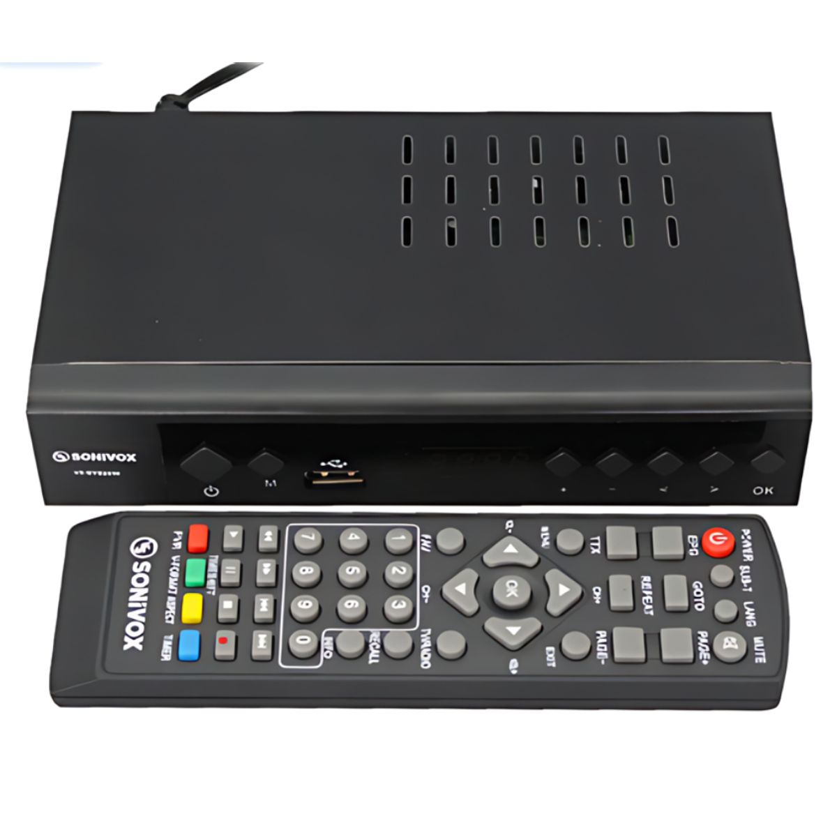 GENERICO - Decodificador TDT Sonivox VSDVB2548 TV Digital Terrestre USB