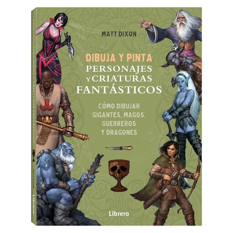 GENERICO - Dibuja Y Pinta Personajes Y Criaturas Fantásticos