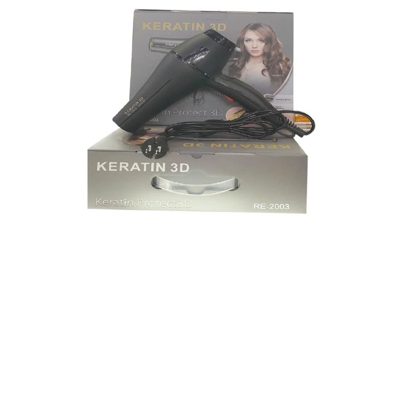 SKY - Secador Cabello 3000w Potente Tres Niveles De Temp Re2003 Color Negro