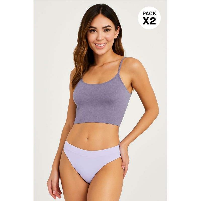 LILI PINK - Hipster paquete x2 corte láser en microfibra