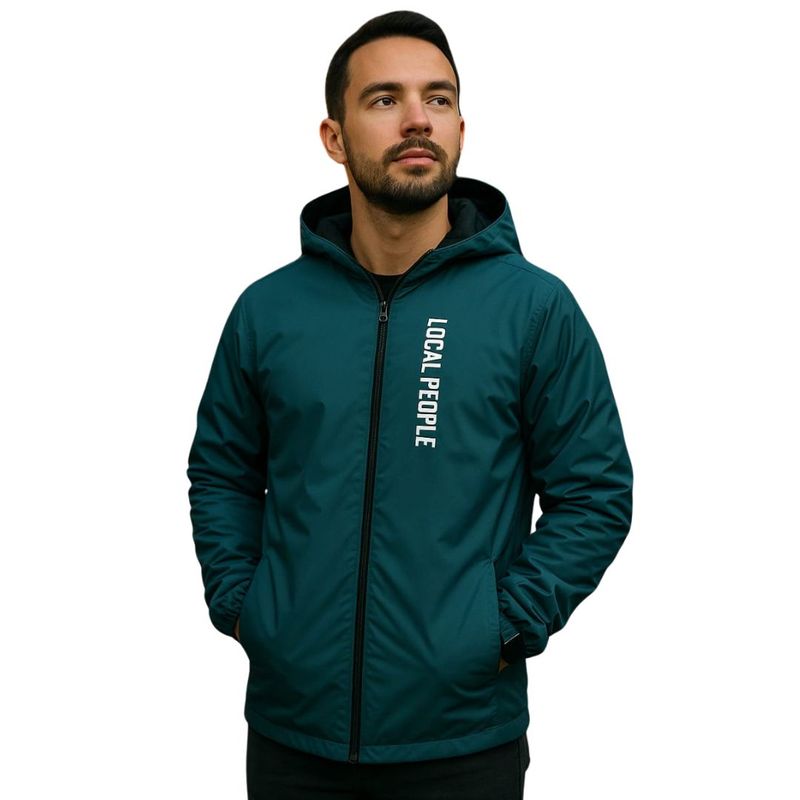 GENERICO - Chaqueta Rompevientos Doble Face Local People