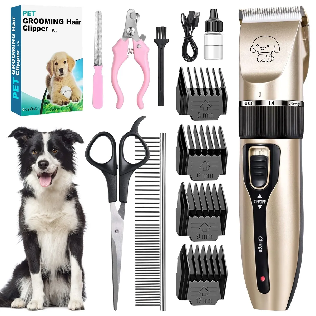 GENERAL - Maquina Profesional Pet Grooming Hair Clipper Inalambrico
