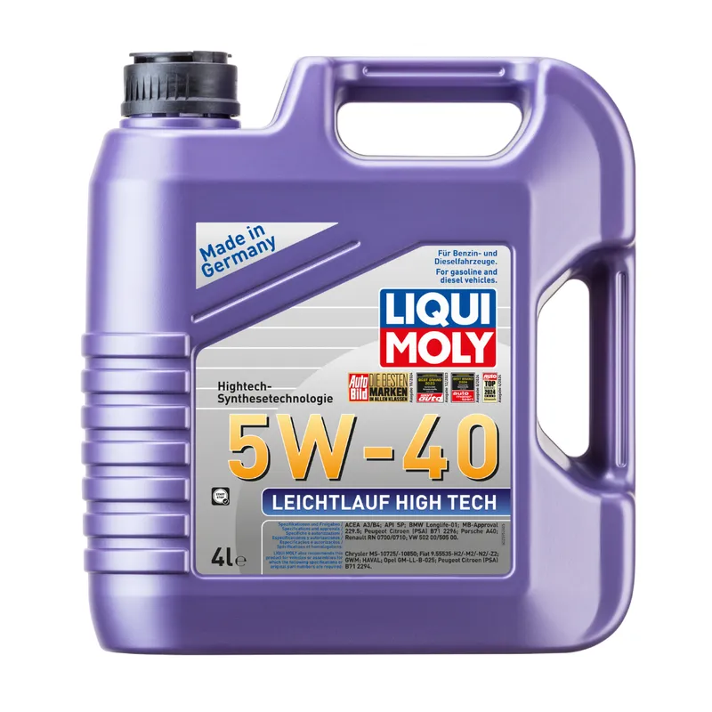 LIQUI MOLY - Aceite 5W-40 Leichtlauf High Tech HC Liqui Moly 4L