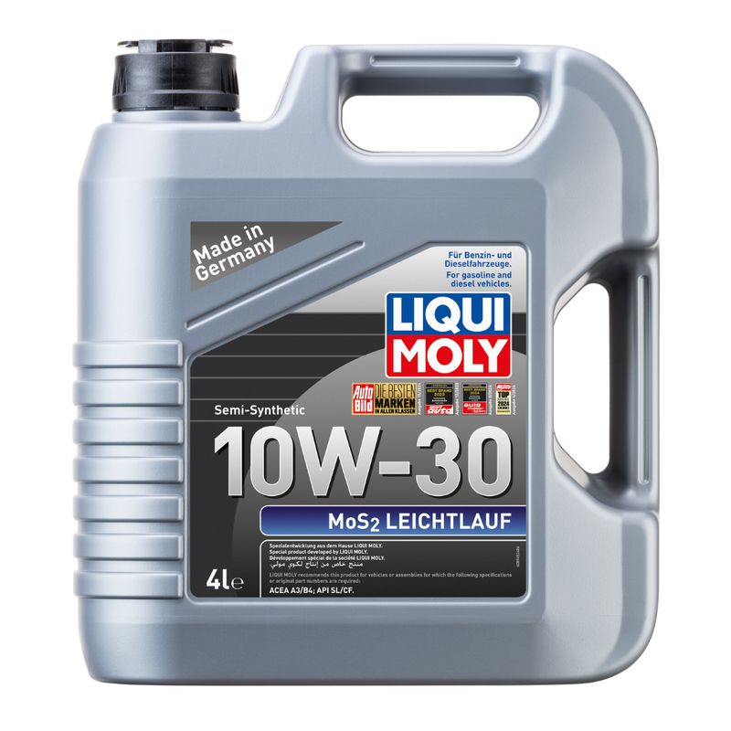 LIQUI MOLY - Aceite 10W-30 MoS2 Semisintético Liqui Moly 4L