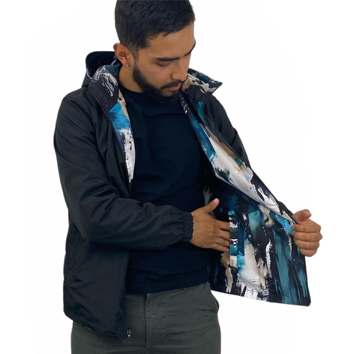 CO TRENDS - Chaqueta Doble Faz Rompevientos Elementos