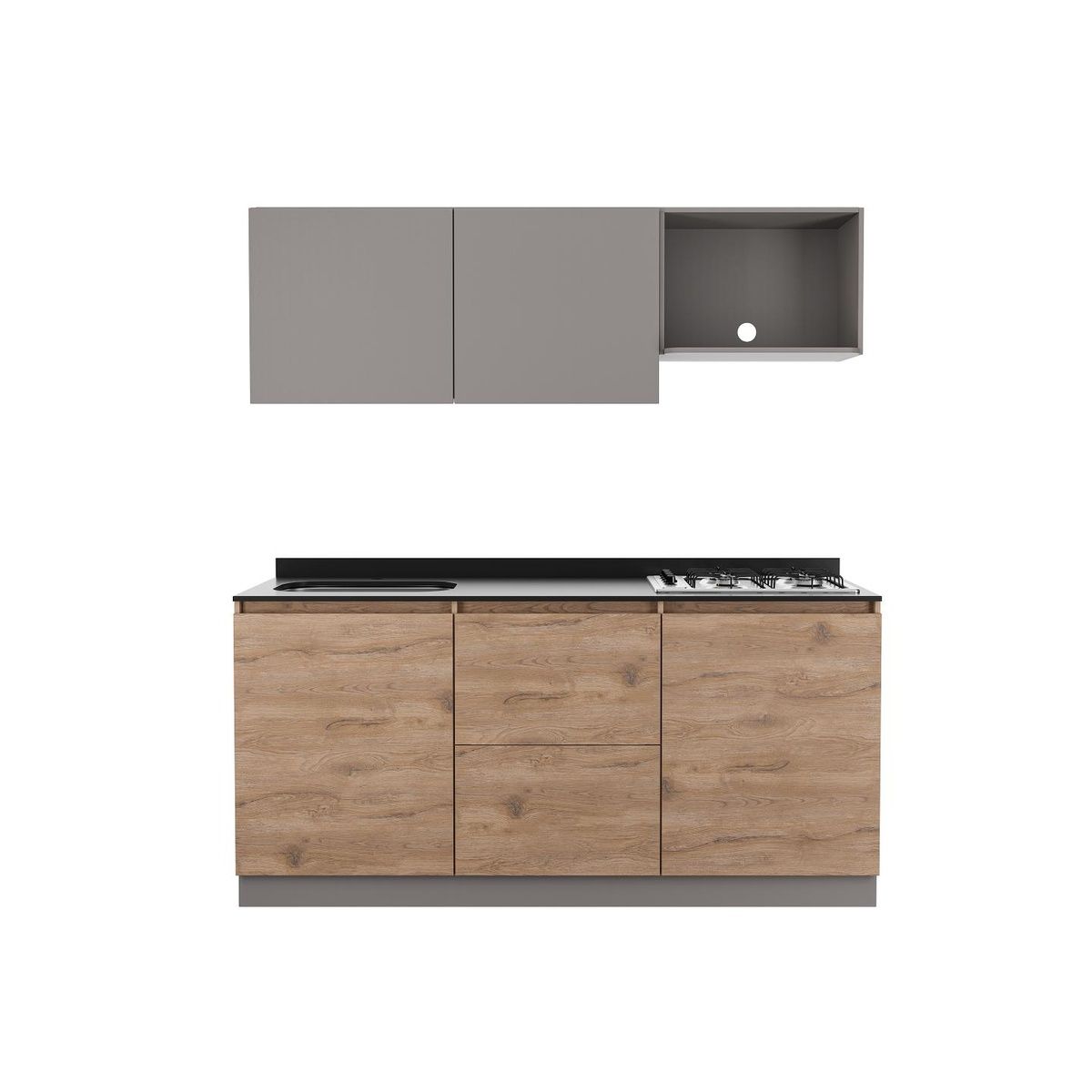 CORONA - Cocina Bilbao H 1.80 Izquierda Sencilla