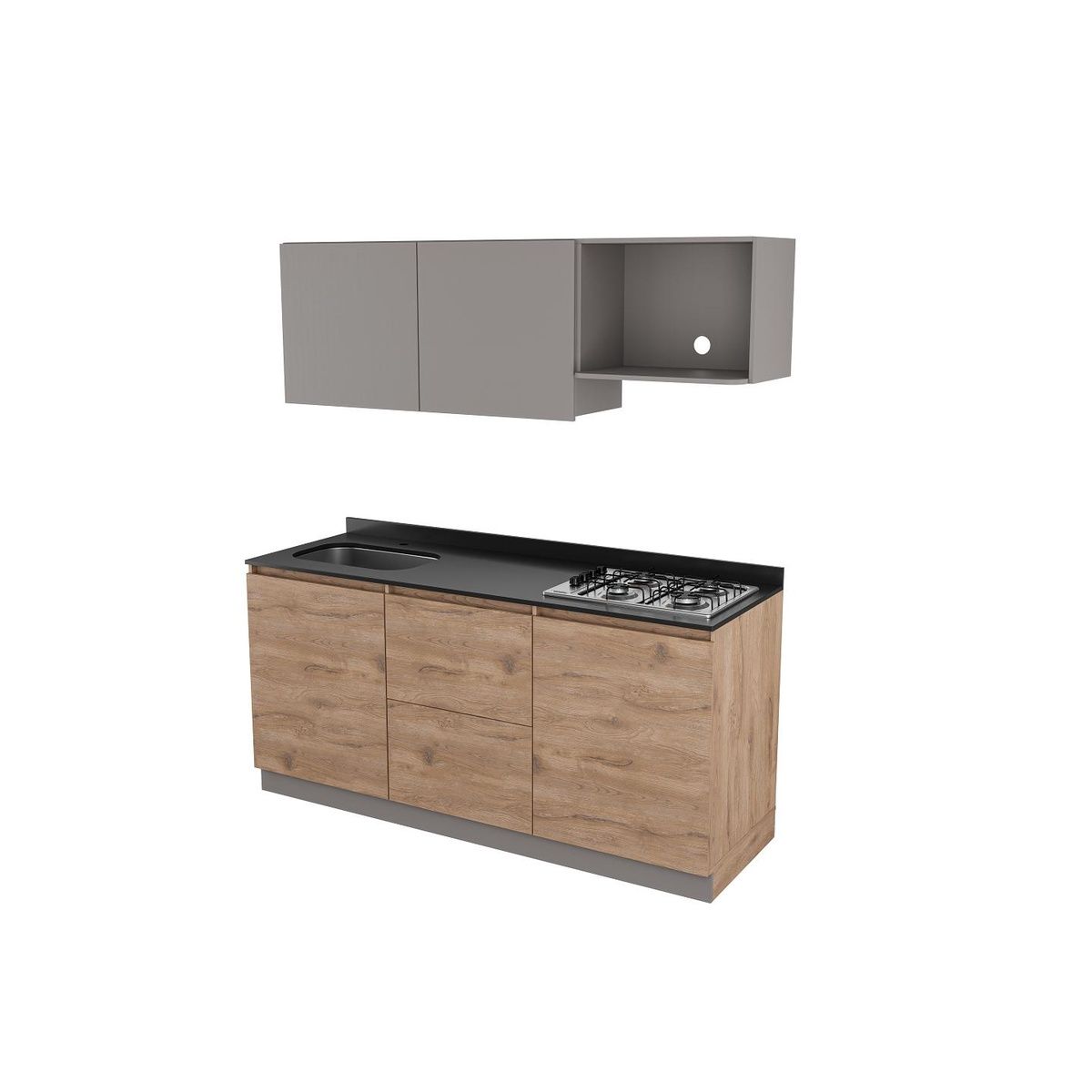 CORONA - Cocina Bilbao H 1.80 Izquierda Sencilla