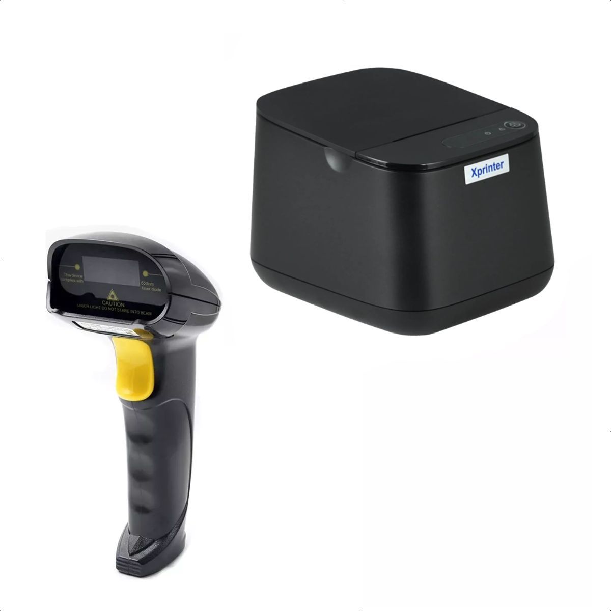 GENERICO - Combo Impresora 58mm + Lector Código De Barras USB