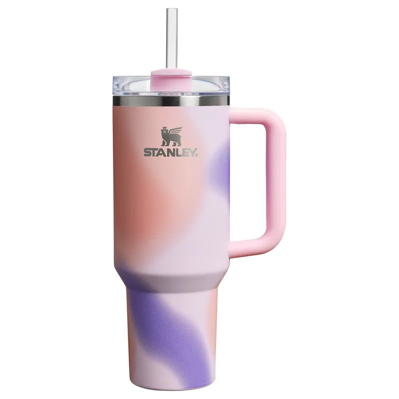 STANLEY - Termo Stanley Quencher Tumbler New Frecuency 40oz- Rose Petal Motion