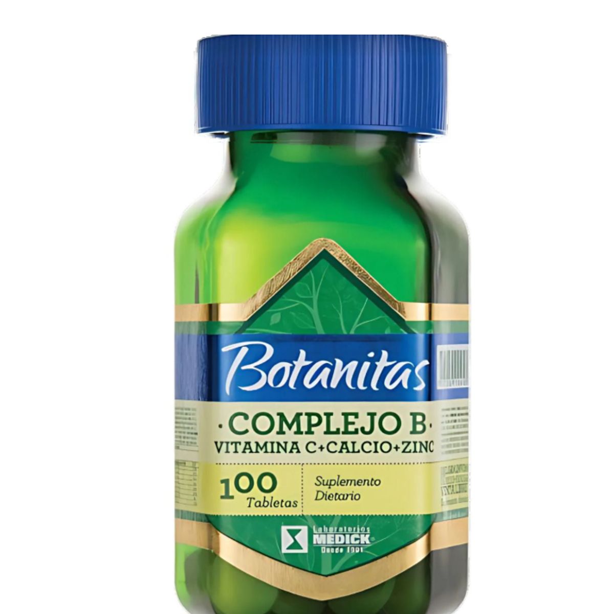 GENERICO - COMPLEJO B X 100 TABLETAS (VITAM.C+ CALCIO+ ZINC)