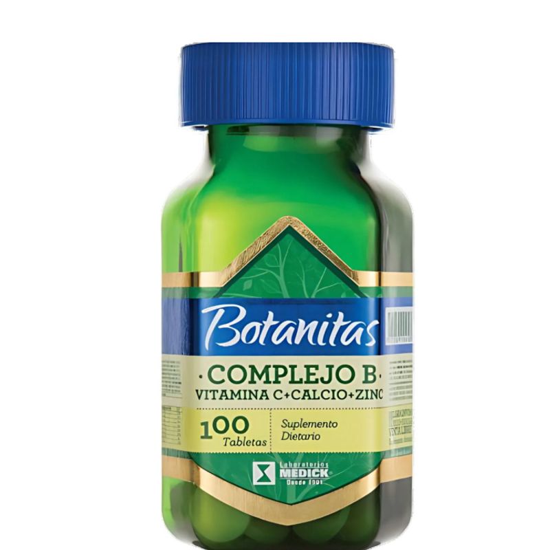 GENERICO - COMPLEJO B X 100 TABLETAS (VITAM.C+ CALCIO+ ZINC)