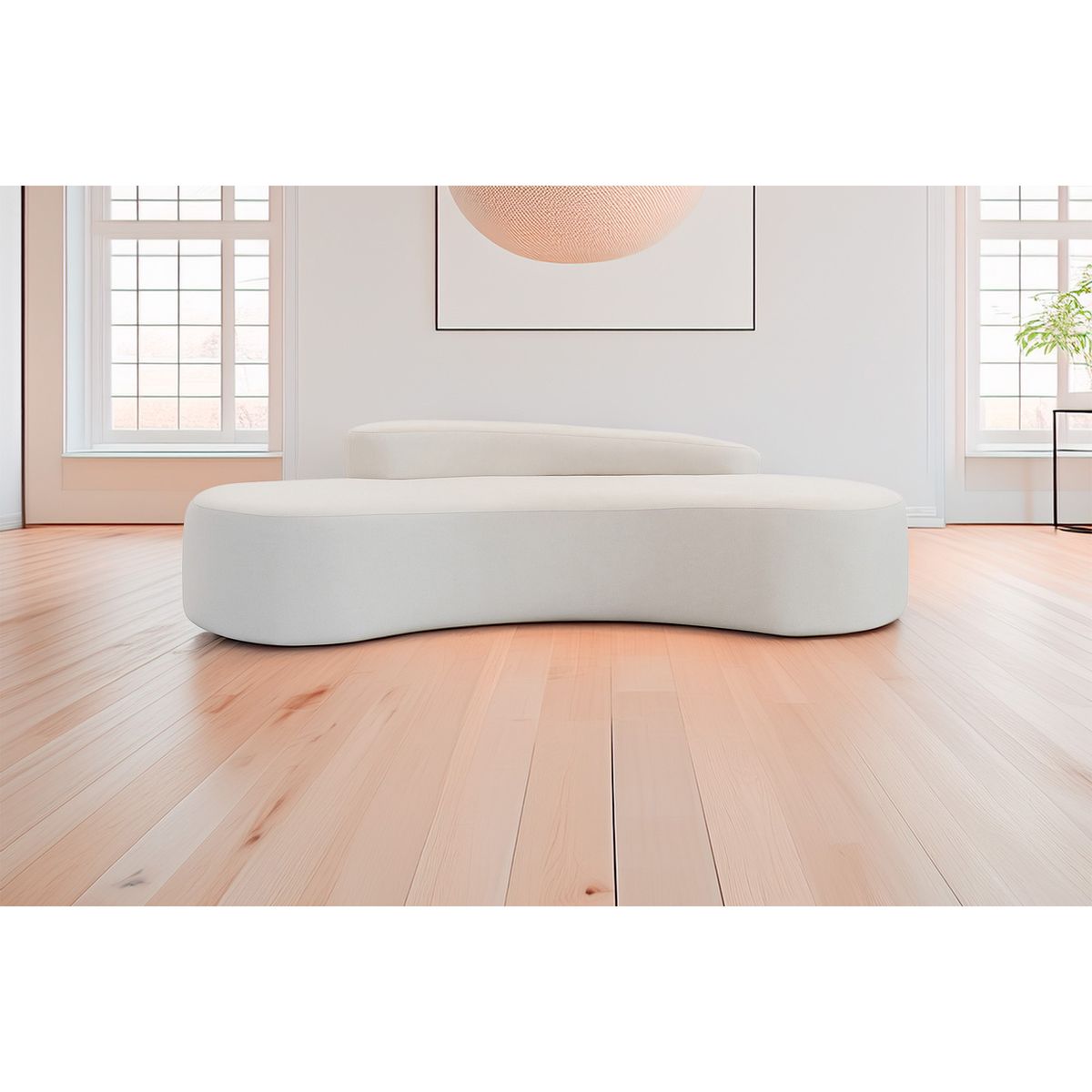 GENERICO - SOFA STONE TRES PUESTOS VERTIGO BLANCO PURO