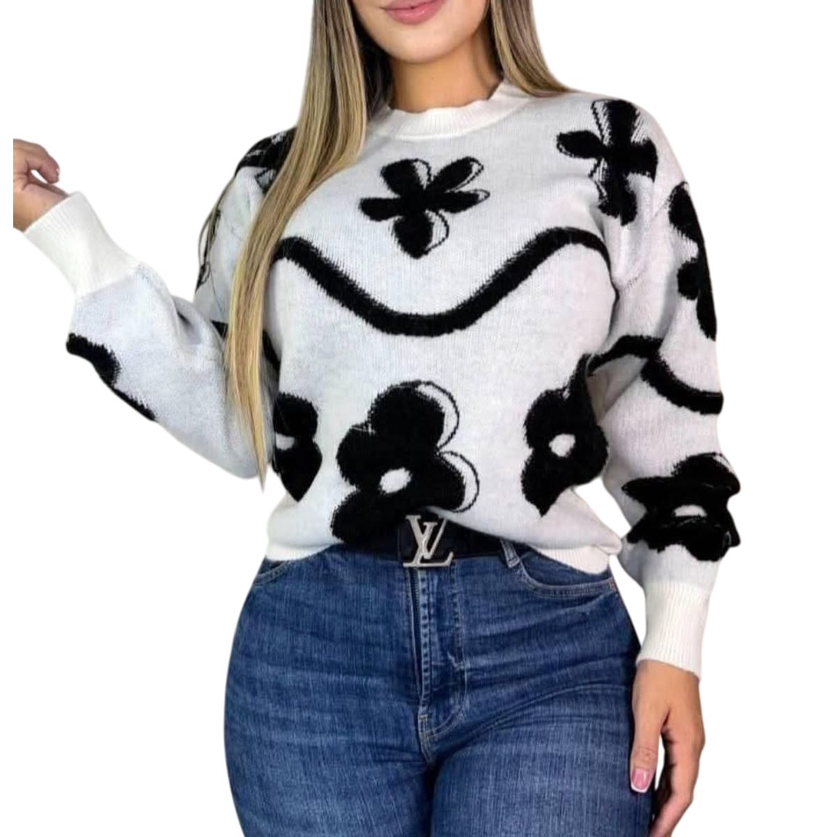 PAATAL - Saco tejido en hilo flor