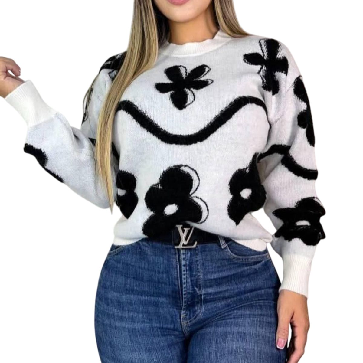 PAATAL - Saco tejido en hilo flor