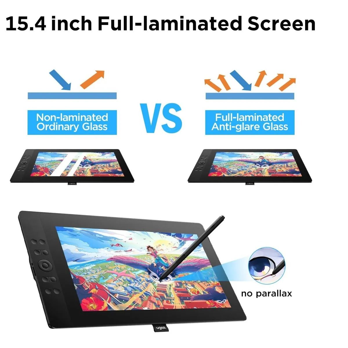 GENERICO - Tablet Digitalizadora De Dibujo Con Pantalla 16in Ugee Ue-16