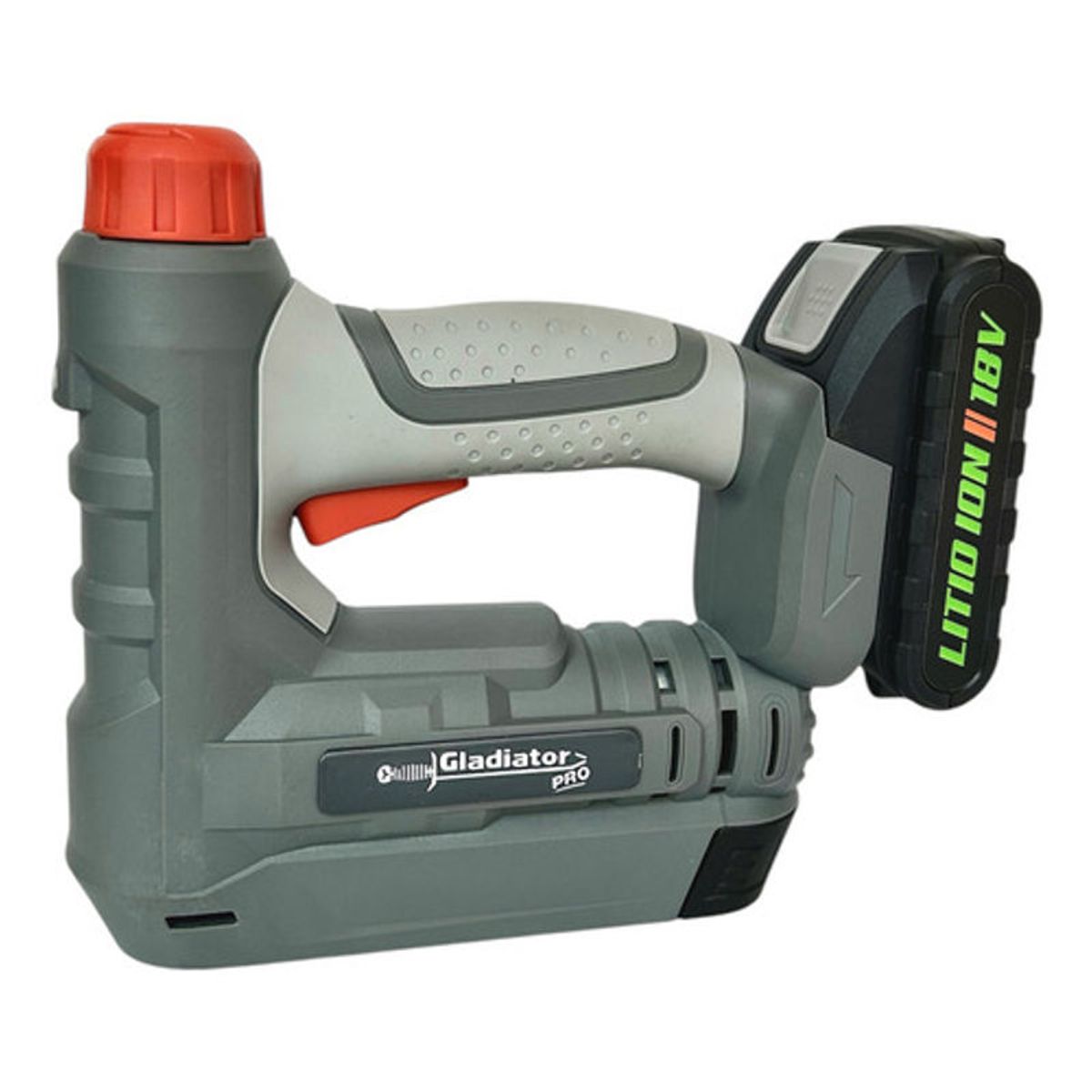 GLADIATOR - Grapadora Clavadora Inalambrica 18v Incluye Bateria 2ah Gladiator