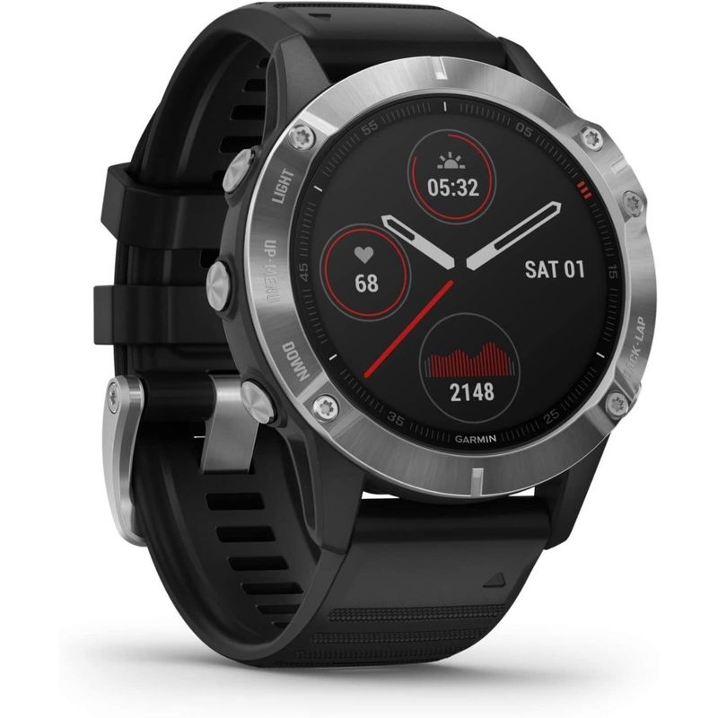 GARMIN - armin Fenix 6 Outdoor Plata y Negro