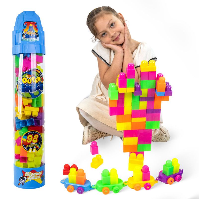 ENERGY PLUS - Bloques Armatodo 98 Pzas Cohete Espacial Juego Educativo